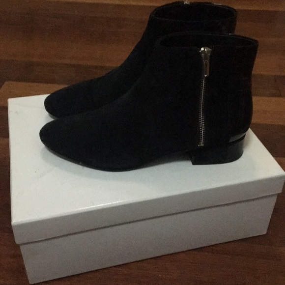 & other stories suede ankle boots